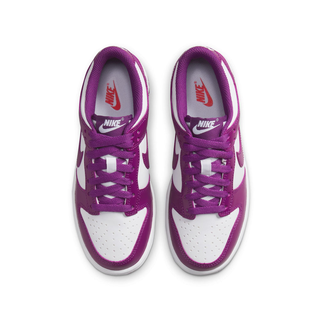 Nike Big Kids Dunk Low - White/Purple