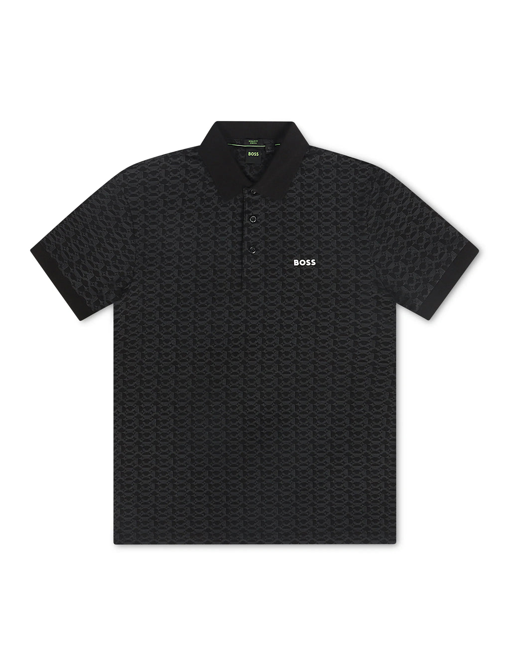 Boss Green Paddy Striped C Polo - Black